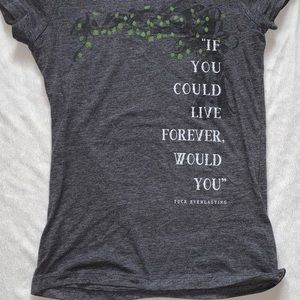 tuck everlasting musical tshirt lettering